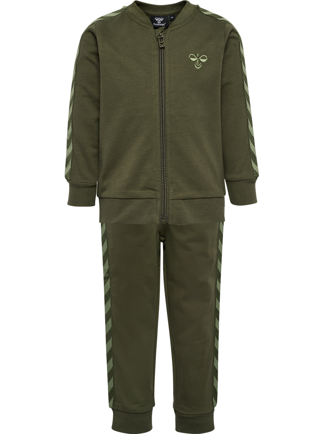 hmlBILLE TRACKSUIT, OLIVE NIGHT, packshot