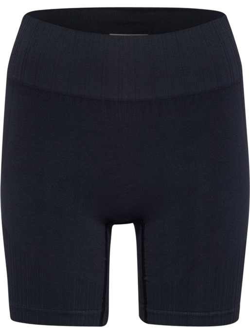 hmlMT DEFINE SEAML SCRUNCH SHORTS, BLACK, packshot