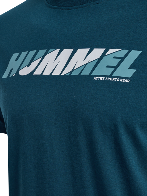 hmlGRAPHIC BOLD LOGO TEE, REFLECTING POND, packshot
