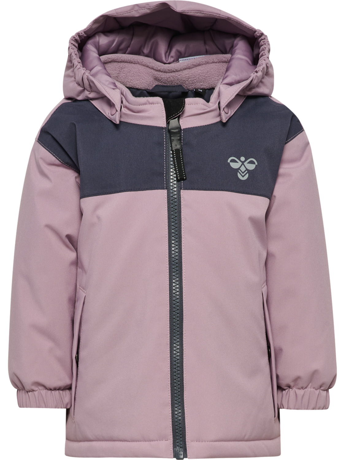 hmlMINI BLOCK JACKET WP, SEA FOG, packshot