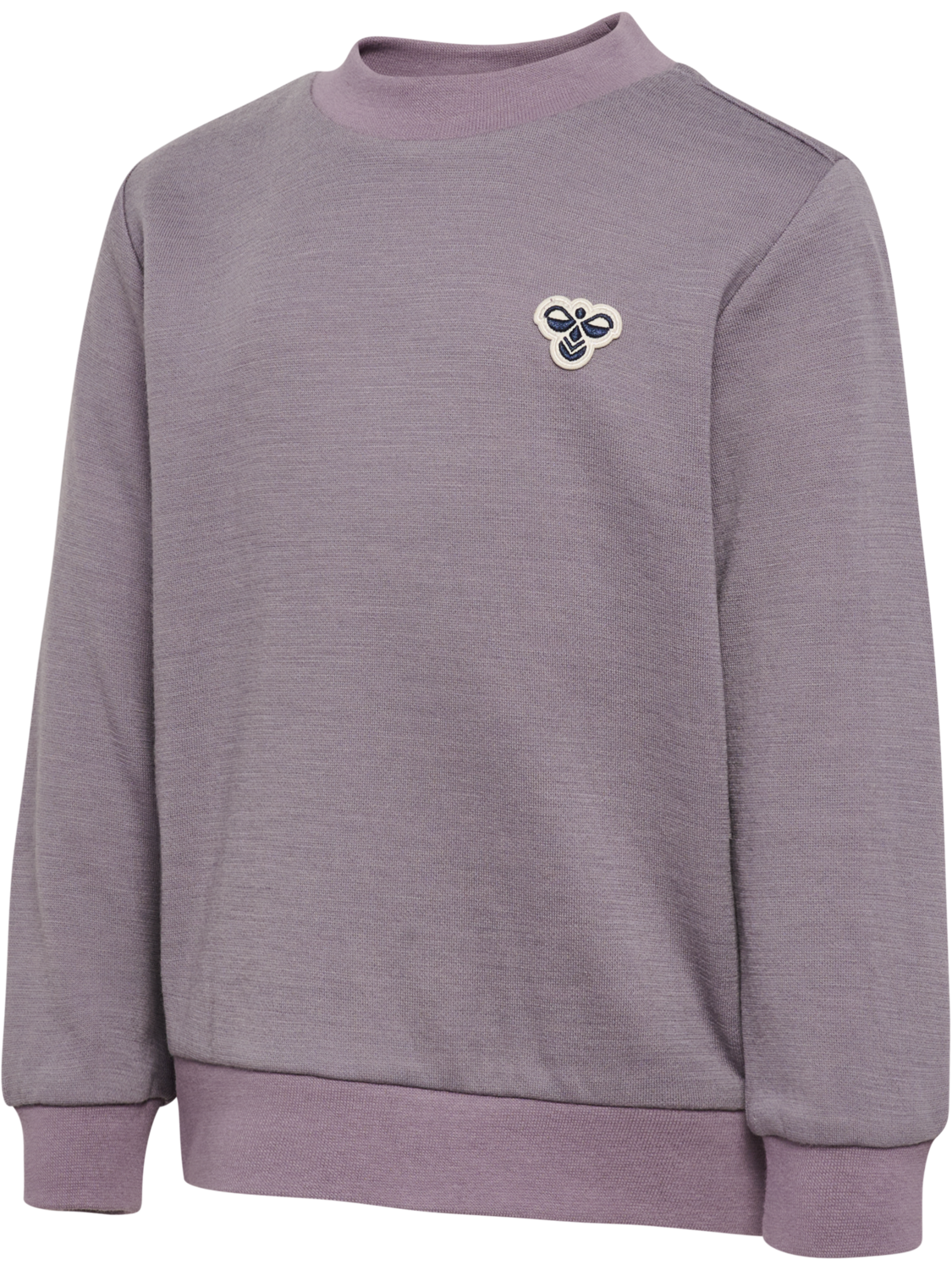 hmlMINI WOOL SWEATSHIRT BEE, GRAY RIDGE, packshot