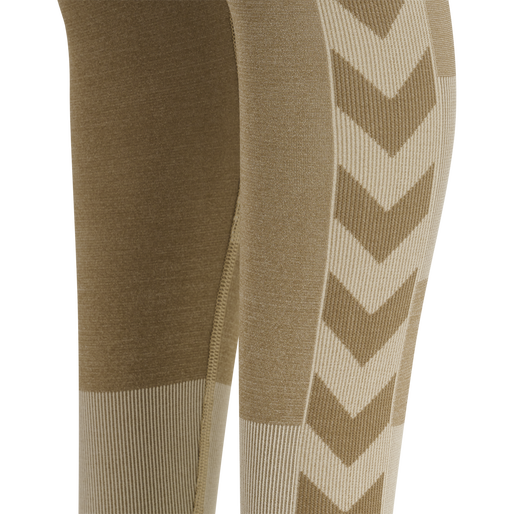 hmlSPIN SEAMLESS TIGHTS, SIMPLY TAUPE hmlSPIN SEAMLESS TIGHTS, SIMPLY TAUPE, packshot