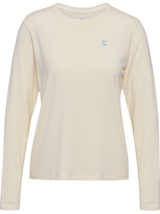 hmlYOGA SOFT LOOSE W T-SHIRT LS, TOFU, packshot