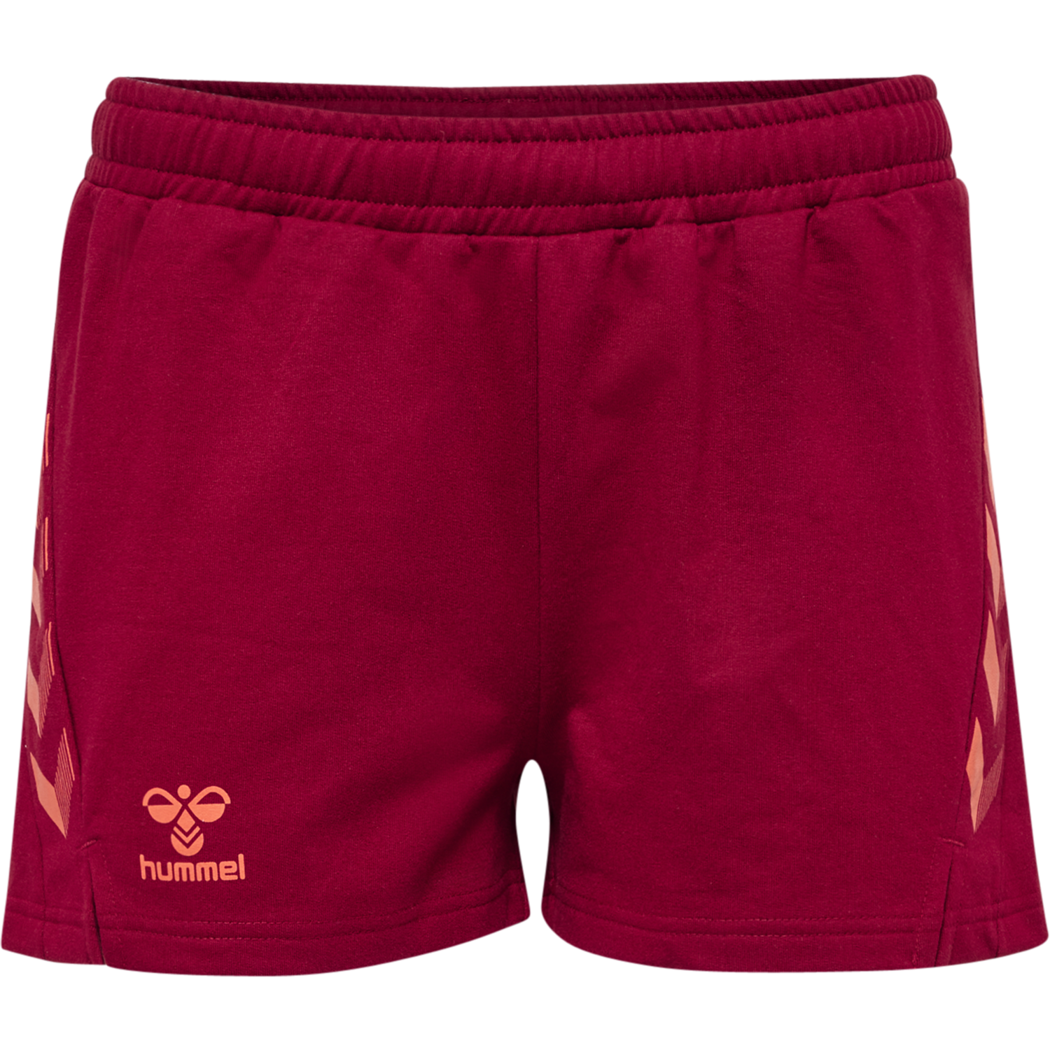 hmlOFFGRID COTTON SHORTS WO, RHUBARB/NASTURTIUM, packshot