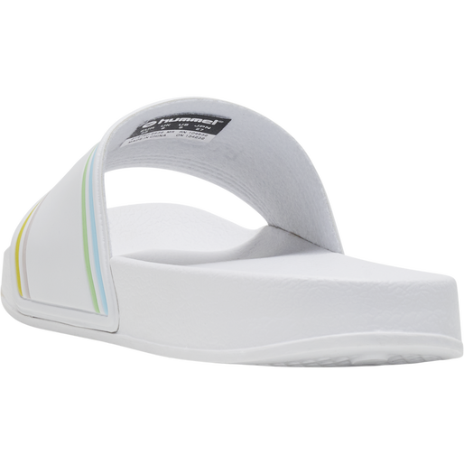 POOL SLIDE RETRO, WHITE/MULTICOLOR, packshot
