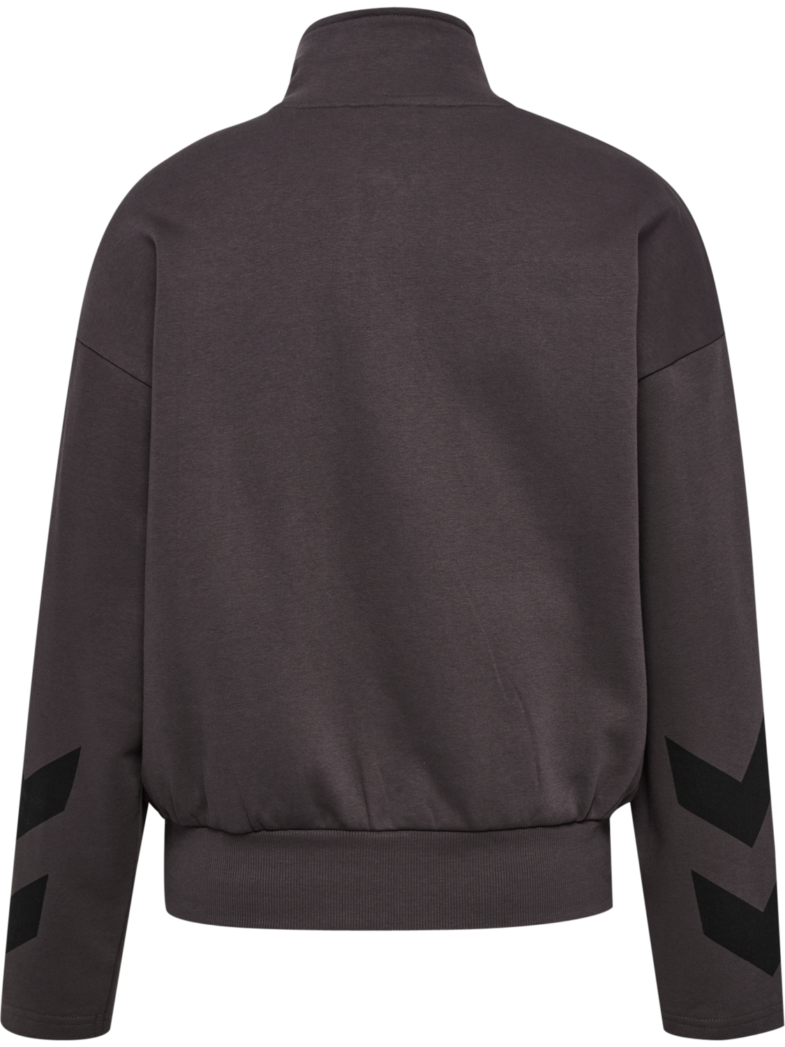 hmlI-D ZIP POLO SWEATSHIRT, SHALE, packshot
