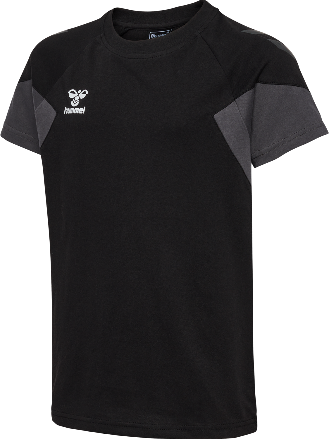 hmlTRAVEL T-SHIRT S/S KIDS, BLACK, packshot