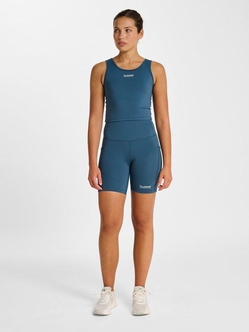 hmlHIIT INTENSITY HW SHORT TIGHTS, STARGAZER, model