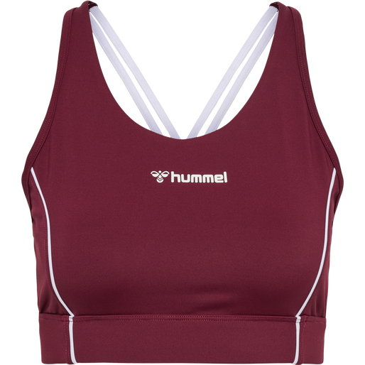 hmlMT FLASH SPORTS BRA, ZINFANDEL, packshot