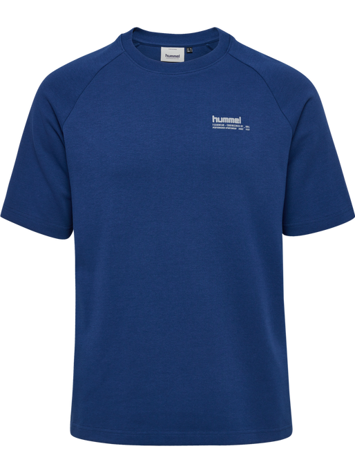 hmlTECH LOOSE T-SHIRT, ESTATE BLUE, packshot