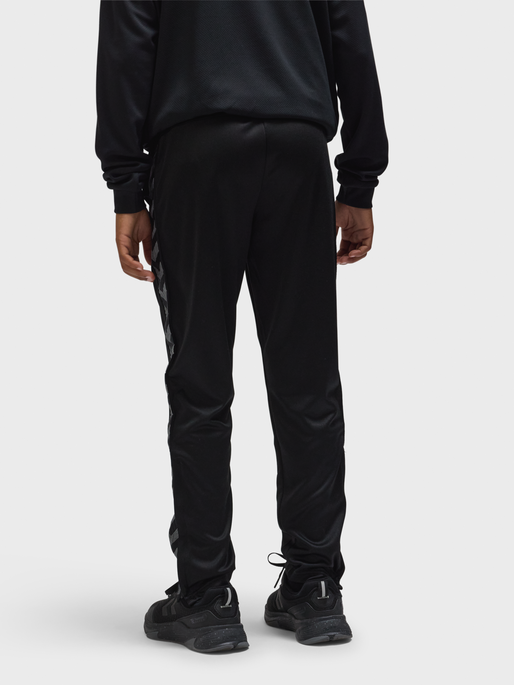 hmlAUTHENTIC PL PANTS KIDS, BLACK, model
