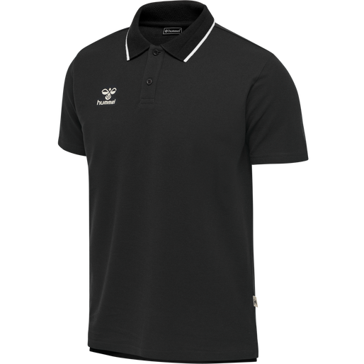 hmlMOVE POLO, BLACK, packshot