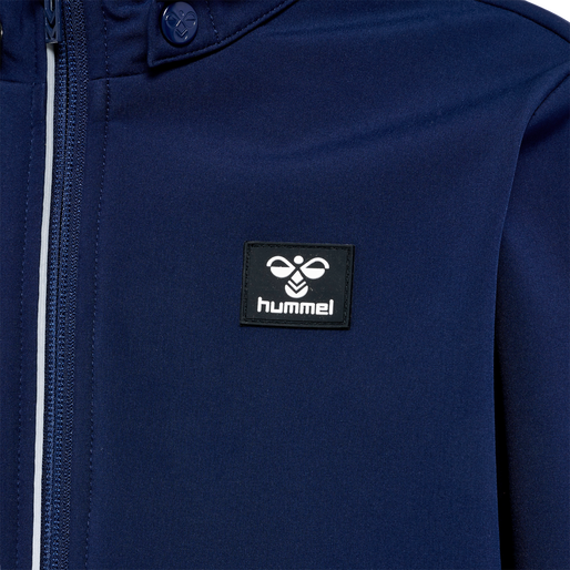 hmlMARS SOFTSHELL JACKET, BLACK IRIS hmlMARS SOFTSHELL JACKET, BLACK IRIS, packshot