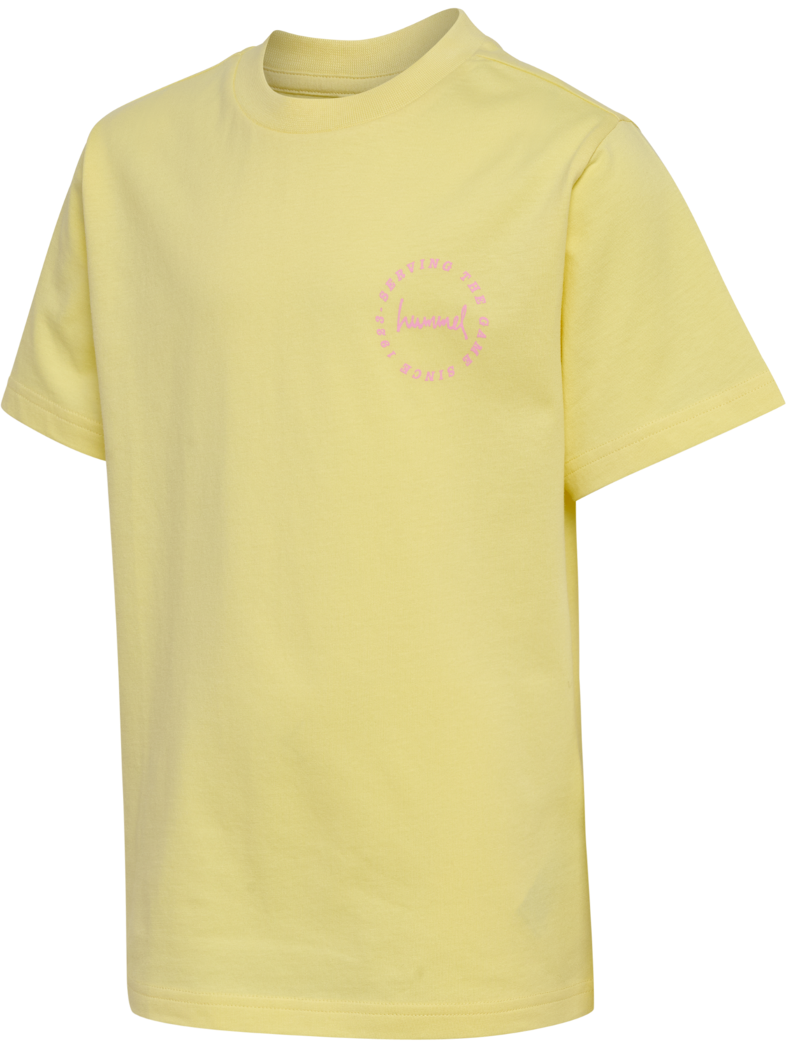 hmlJR REG GRAPHIC T-SHIRT S/S, MELLOW YELLOW, packshot