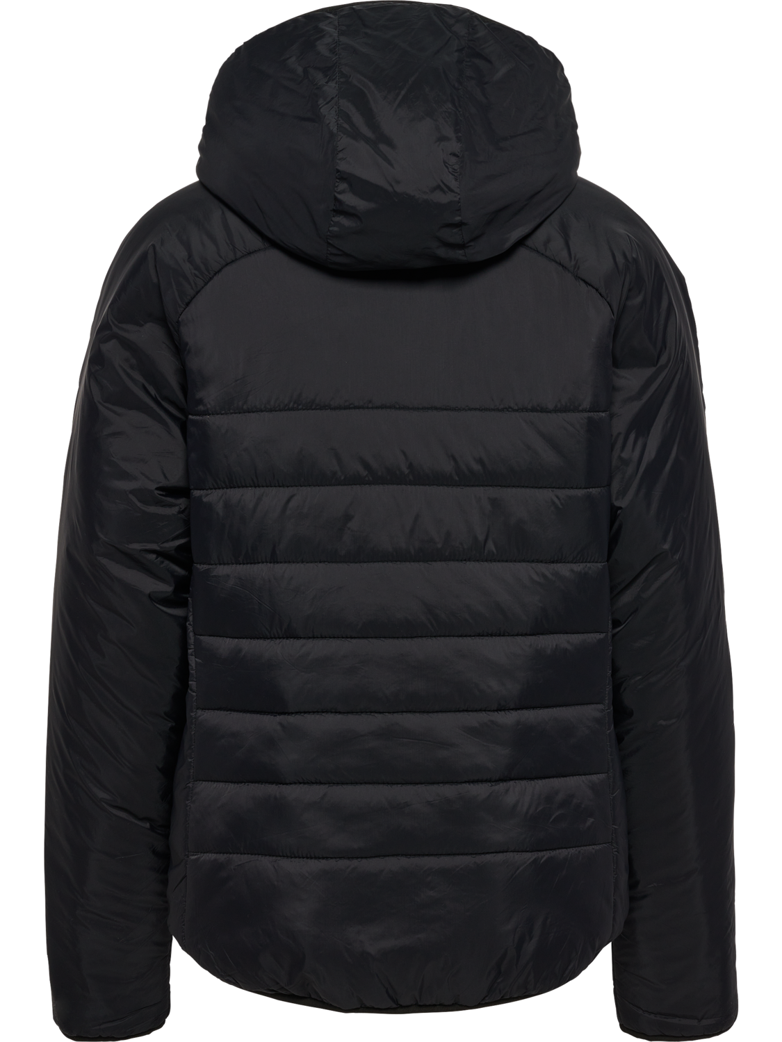 hmlGO QUILTED HOOD JACKET WOMAN, BLACK, packshot
