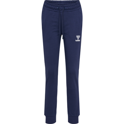 hmlNONI 2.0 REGULAR PANTS, PEACOAT, packshot