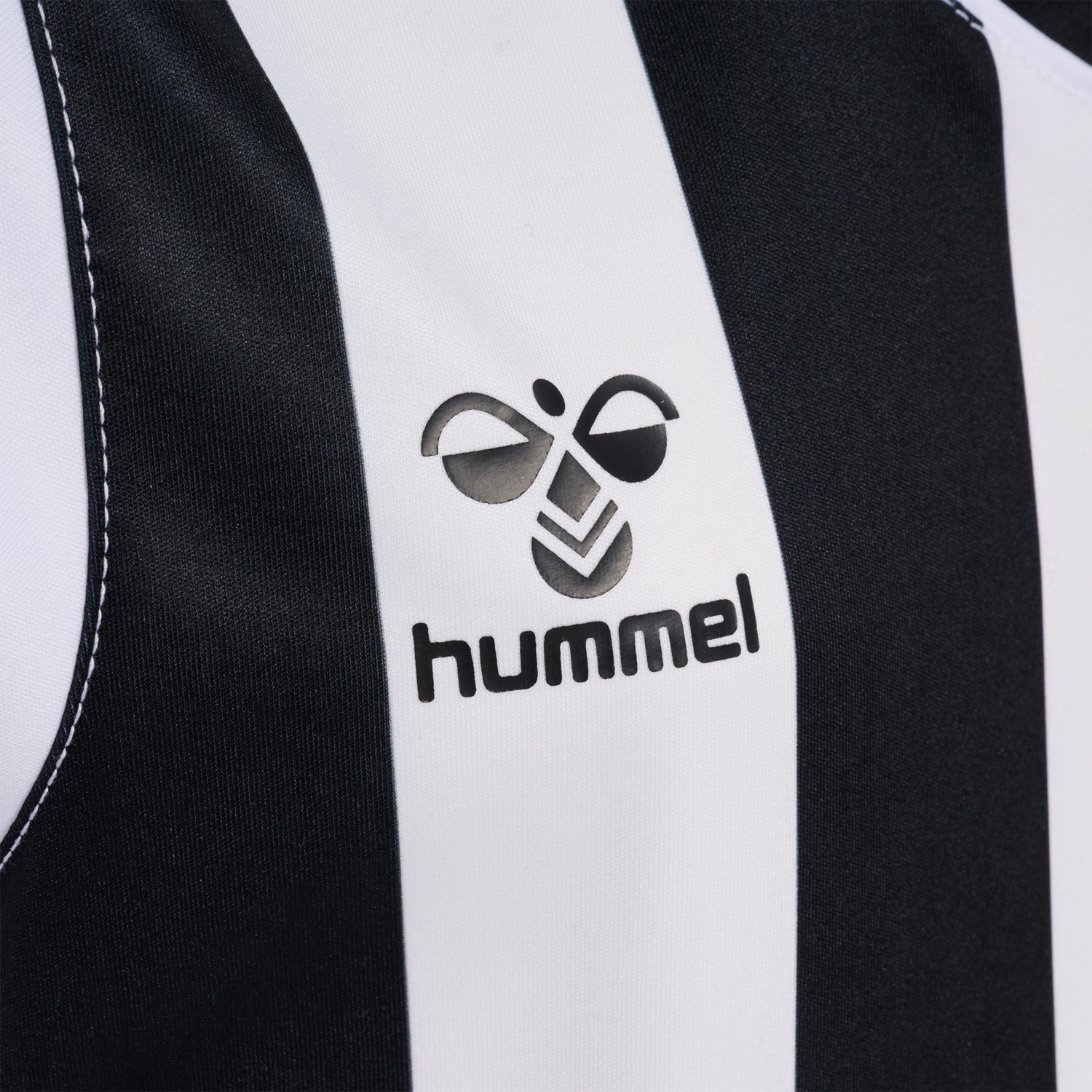 hmlCORE XK STRIPED JERSEY S/S KIDS, WHITE/BLACK, packshot