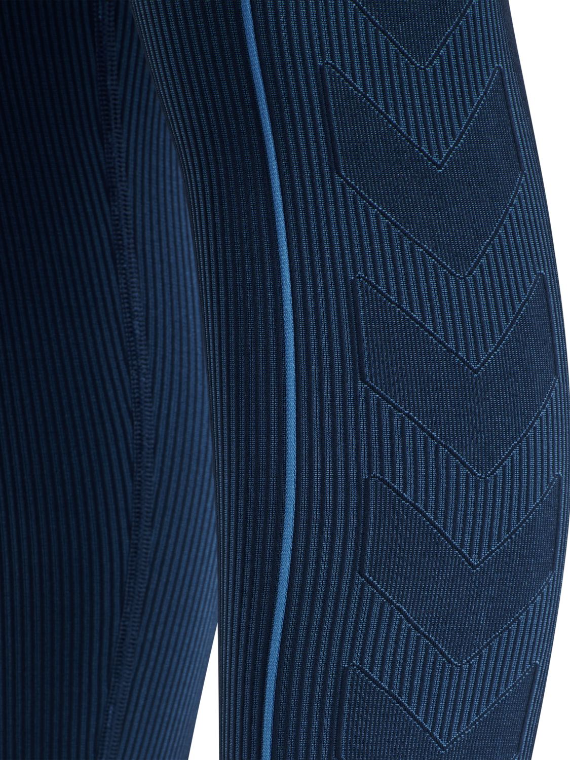 hmlTE CHRISTEL SEAMLESS MW TIGHTS, MARINA/INSIGNIA BLUE MELANGE, packshot