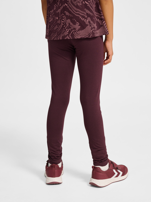 hmlJR WARMUP TIGHTS, WINETASTING, model