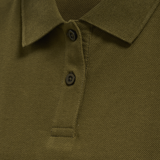 hmlRED CLASSIC POLO WOMAN, DARK OLIVE hmlRED CLASSIC POLO WOMAN, DARK OLIVE, packshot