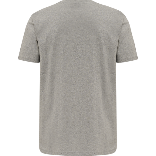 hmlRED BASIC T-SHIRT S/S, GREY MELANGE, packshot