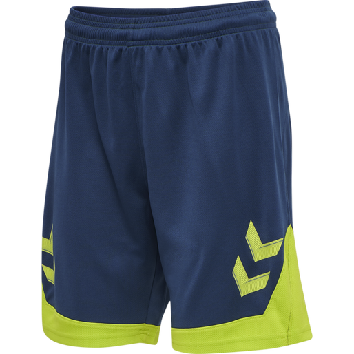 hmlLEAD POLY SHORTS, DARK DENIM, packshot