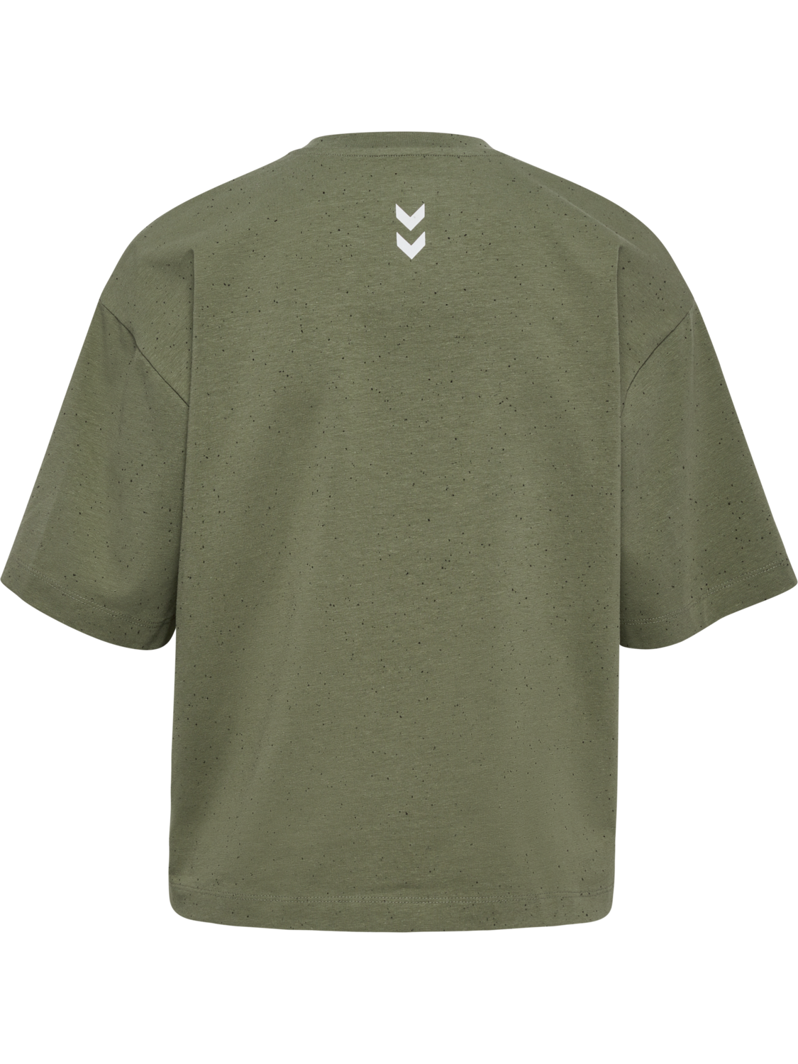 hmlMT ULTRA BOXY SHORT T-SHIRT, DEEP LICHEN GREEN MELANGE, packshot