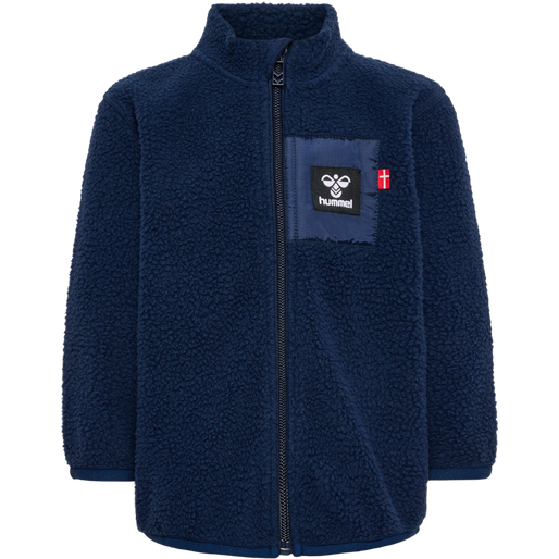 hmlATLAS ZIP JACKET, BLACK IRIS, packshot