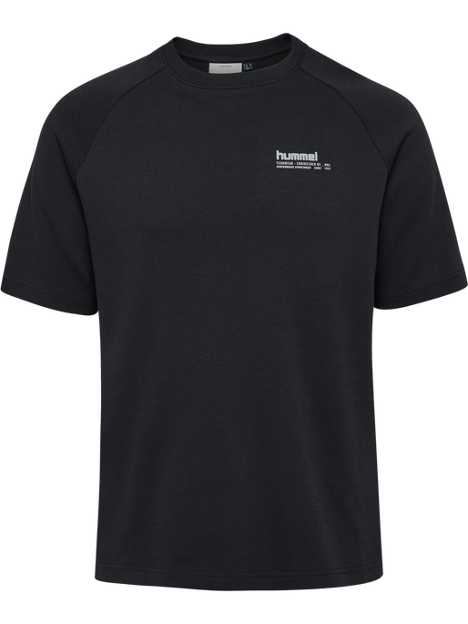 hmlTECH LOOSE T-SHIRT, BLACK, packshot