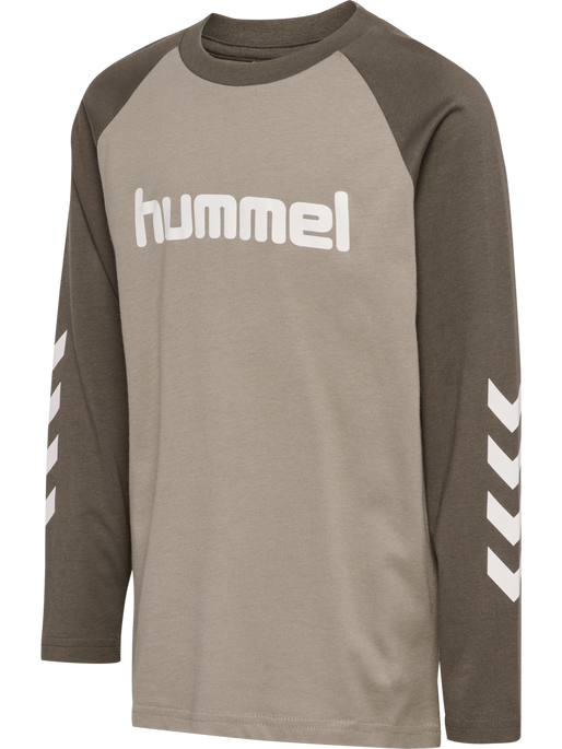 hmlJR LOGO T-SHIRT L/S, DARK NIGHT, packshot
