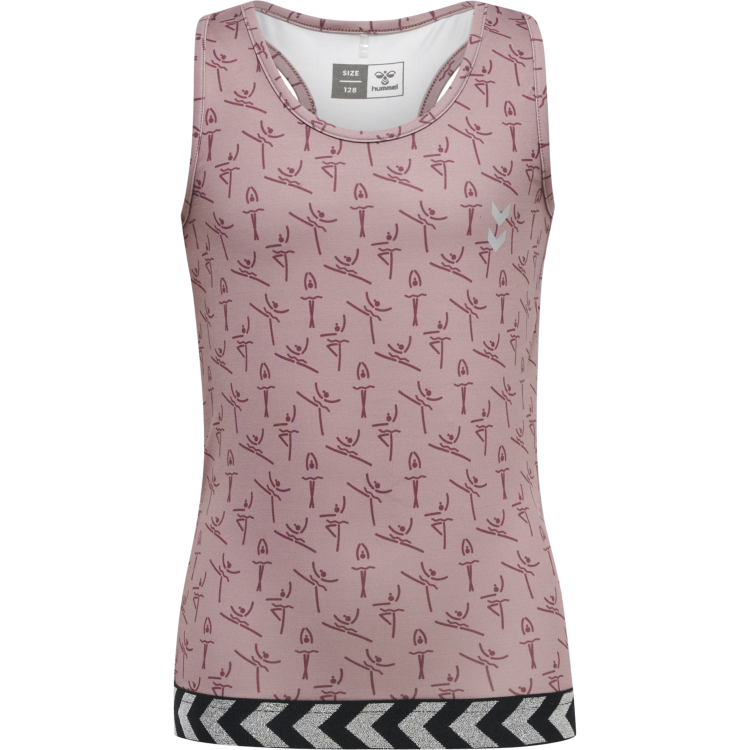 hmlPRIMA BEE PIROUETTE TOP, WOODROSE, packshot