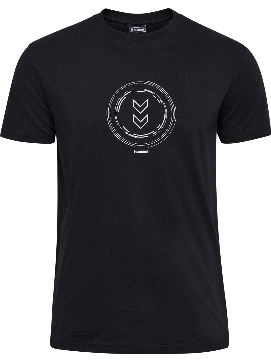 hmlACTIVE CIRCLE CO TEE S/S, BLACK, packshot