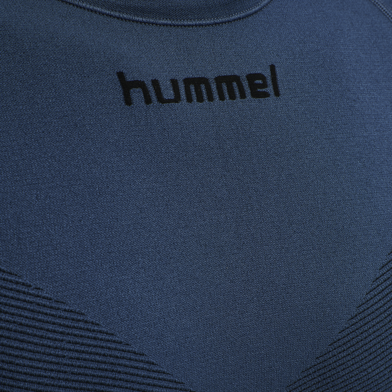 HUMMEL FIRST SEAMLESS JERSEY S/S , DARK DENIM, packshot