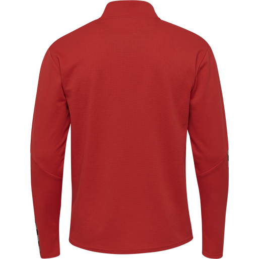 hmlAUTHENTIC HALF ZIP SWEATSHIRT, TRUE RED hmlAUTHENTIC HALF ZIP SWEATSHIRT, TRUE RED, packshot