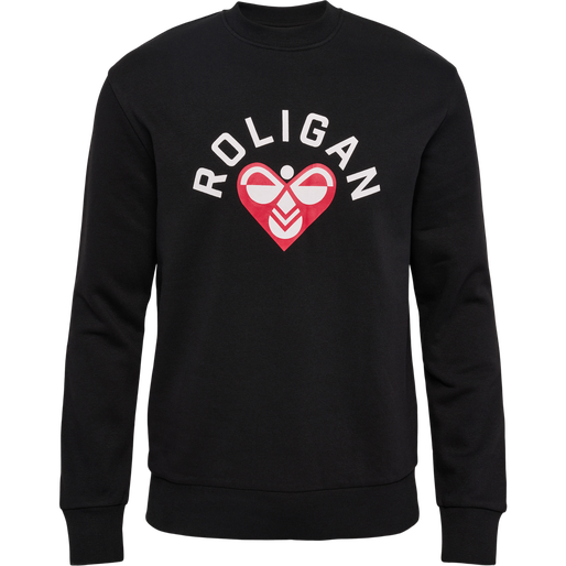 hmlROLIGAN SWEATSHIRT, BLACK, packshot