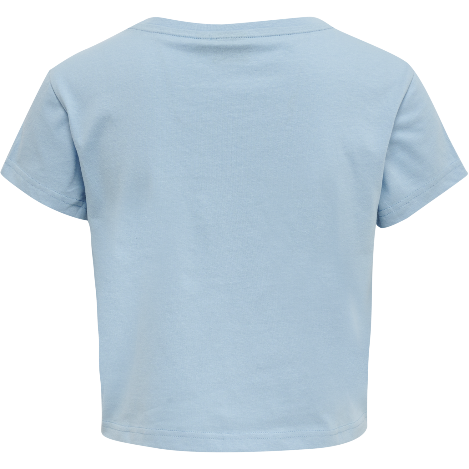 hmlLEGACY WOMAN CROPPED T-SHIRT, PLACID BLUE, packshot