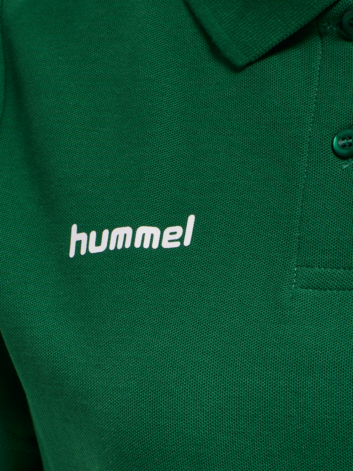 HMLGO COTTON POLO WO, EVERGREEN, packshot