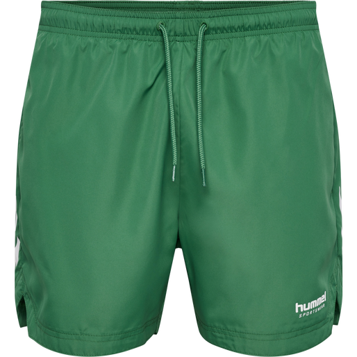 hmlLGC NED SWIM SHORTS, FOLIAGE GREEN, packshot