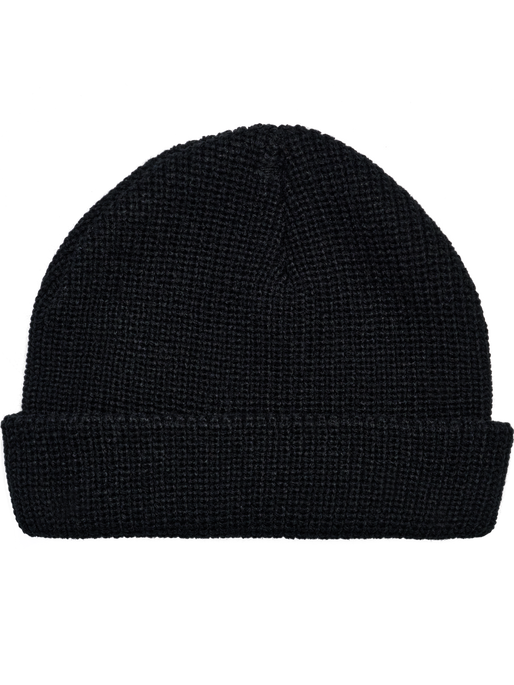 hmlHALF RIB BEANIE, BLACK, packshot