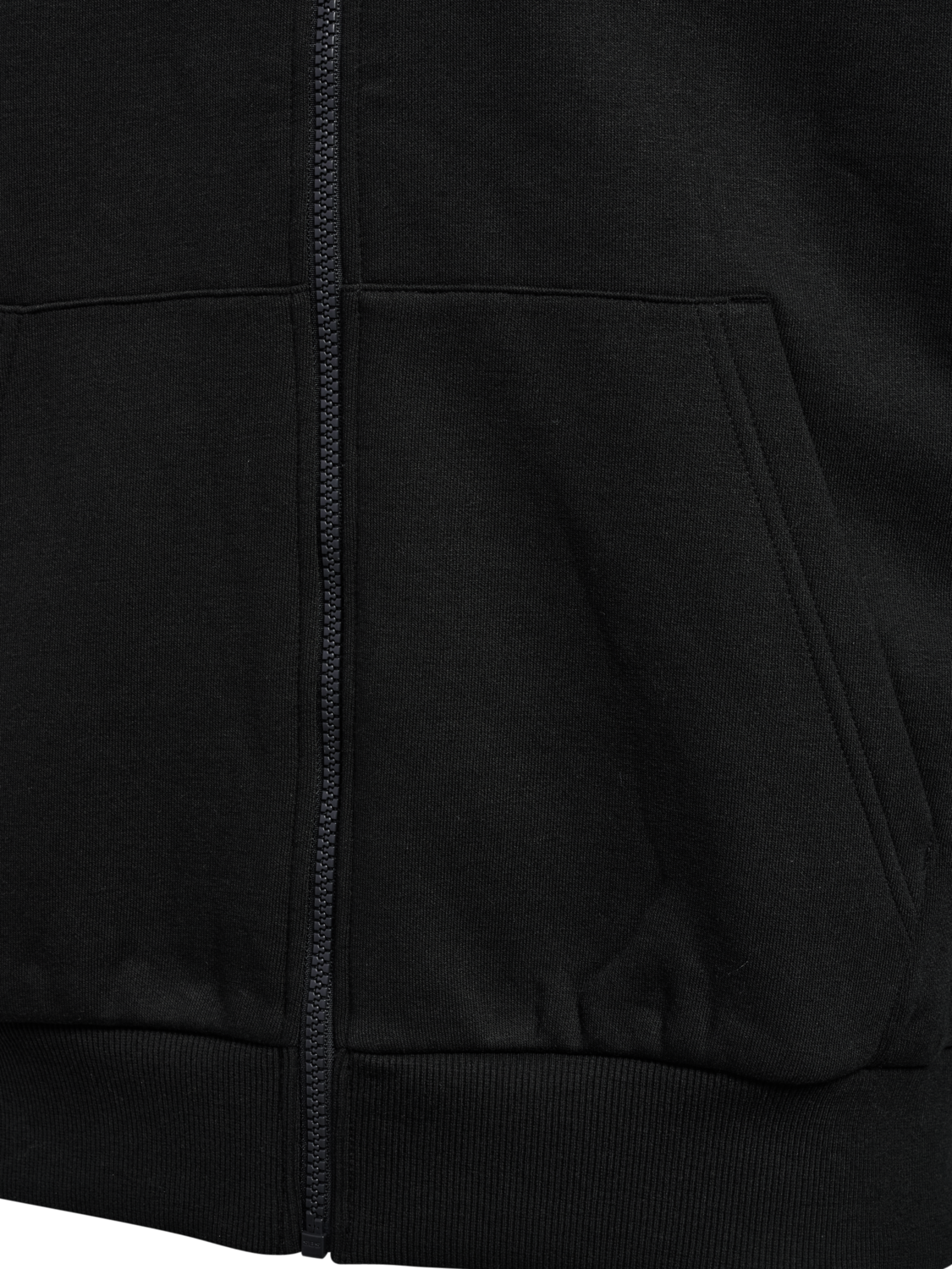 hmlLEGACY 2.0 ZIP HOODIE, BLACK, packshot