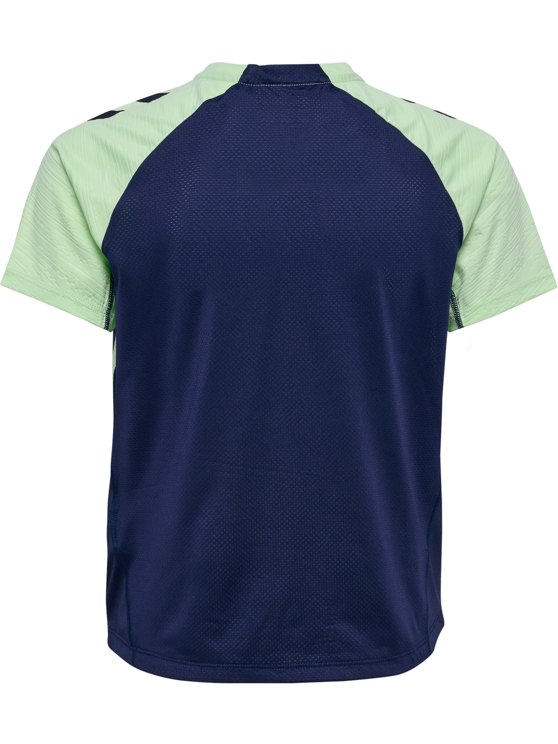 hmlPRO TRAINING JERSEY S/S KIDS, !MARINE/PATINA GREEN, packshot