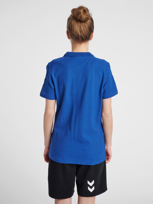 HMLGO COTTON POLO WO, TRUE BLUE, model