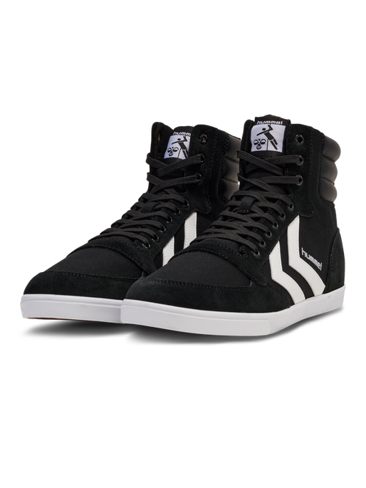 HUMMEL SLIMMER STADIL HIGH, BLACK/ WHITE KH, packshot