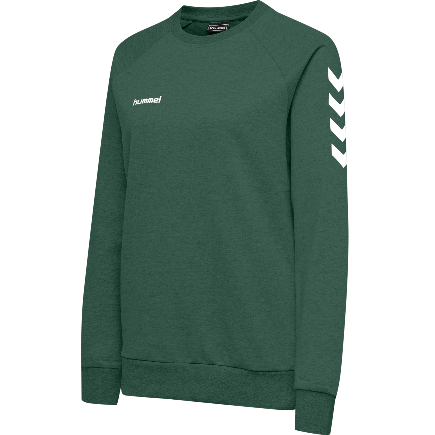 HMLGO COTTON SWEATSHIRT WOMAN, EVERGREEN, packshot