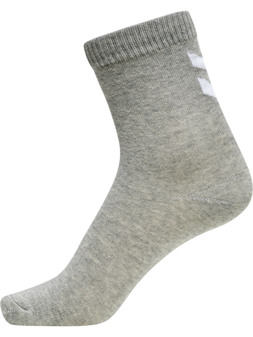 hmlMAKE MY DAY SOCK 5-PACK, GREY MELANGE/GREY MELANGE hmlMAKE MY DAY SOCK 5-PACK, GREY MELANGE/GREY MELANGE, packshot
