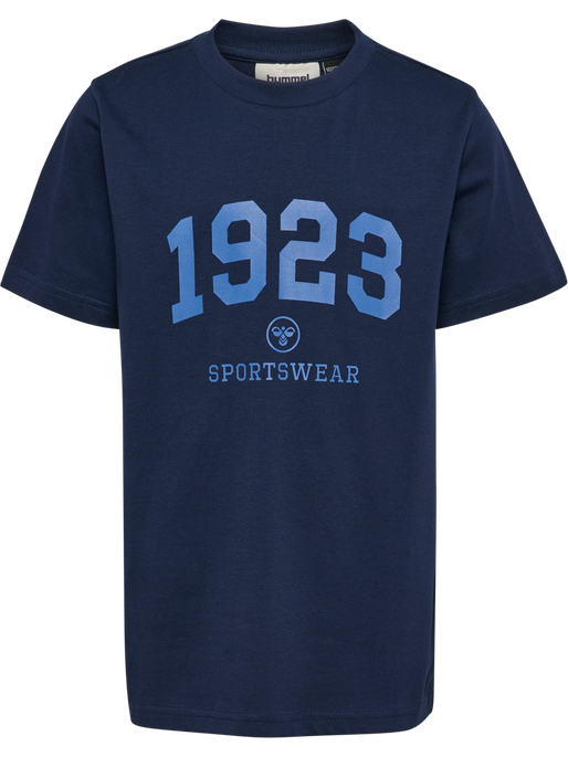 hmlJR GRAPHIC 1923 T-SHIRT S/S, DRESS BLUES hmlJR GRAPHIC 1923 T-SHIRT S/S, DRESS BLUES, packshot