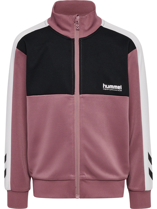 hmlJR COLORBLOCK TRACKSUIT, WISTFUL MAUVE, packshot