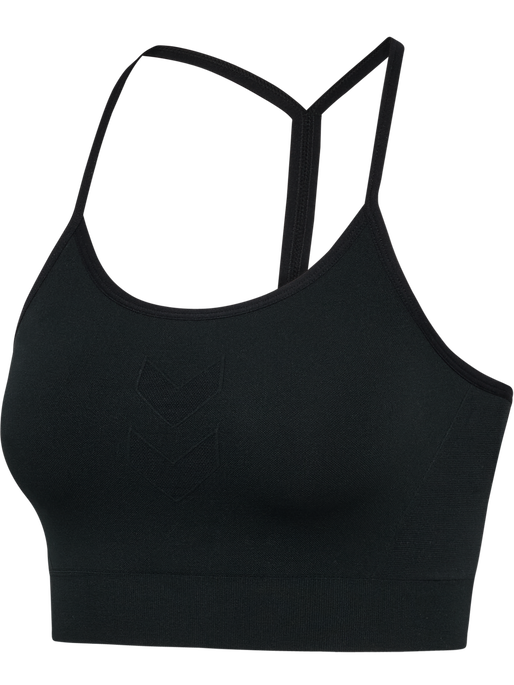 hmlHIIT SEAMLESS BRA, BLACK hmlHIIT SEAMLESS BRA, BLACK, packshot