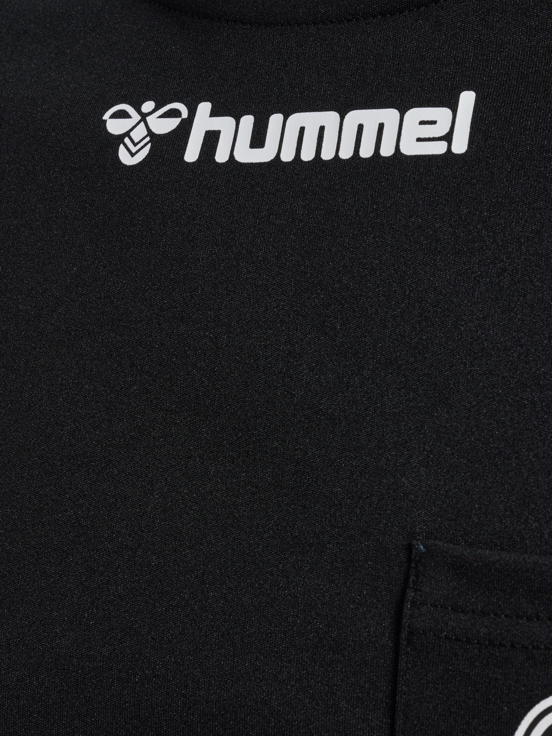 FFHB REFEREE YOUTH JERSEY S/S, BLACK WO SPONSOR, packshot