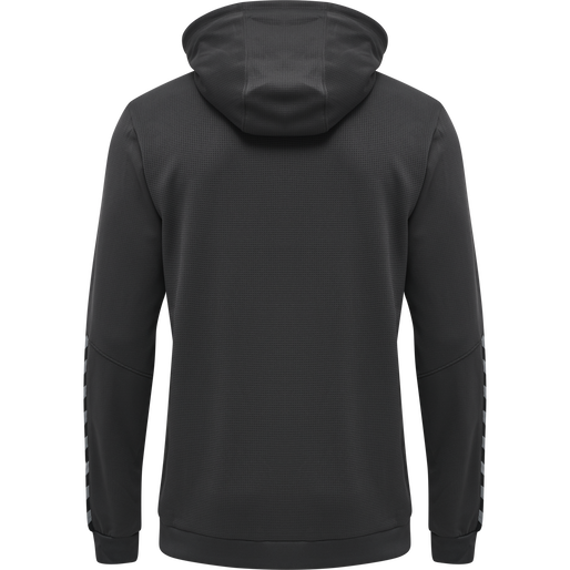 hmlAUTHENTIC POLY HOODIE, ASPHALT, packshot